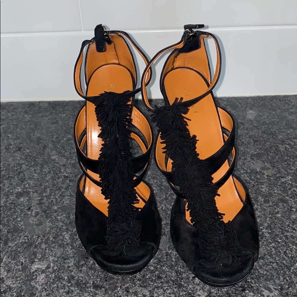 Gucci Youma Suede Heels